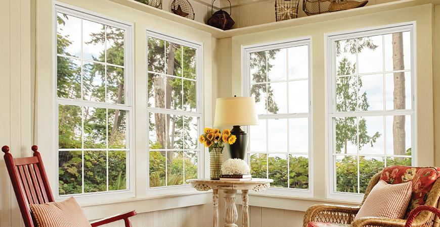 Double hung windows